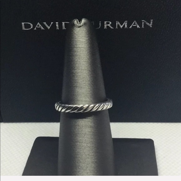 David Yurman Jewelry - DAVID YURMAN Cable Classic Silver Stacking Ring